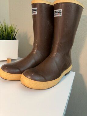 SERVUS NEOPRENE III Waterproof Rubber Work Boots - size 9